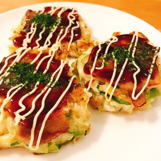 ✻豆腐入りミニお好み焼き関西風✻